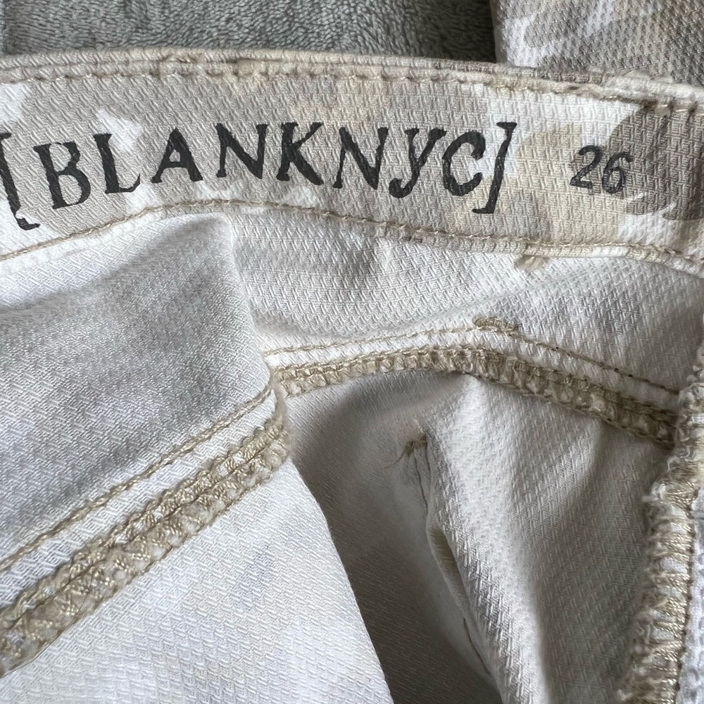 Blank Nyc white watercolored skinny jeans - Picture 3 of 7